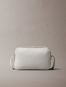 Allover Monogram Logo Camera Bag, LILY WHITE AOP, hi-res