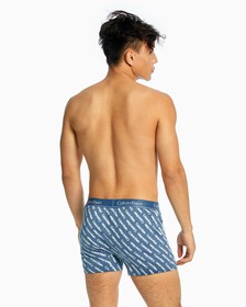 KNIT SLIM BOXERS, STRUCTURE 45 SHADOW LOGO AUDACIOUS BLUE, hi-res