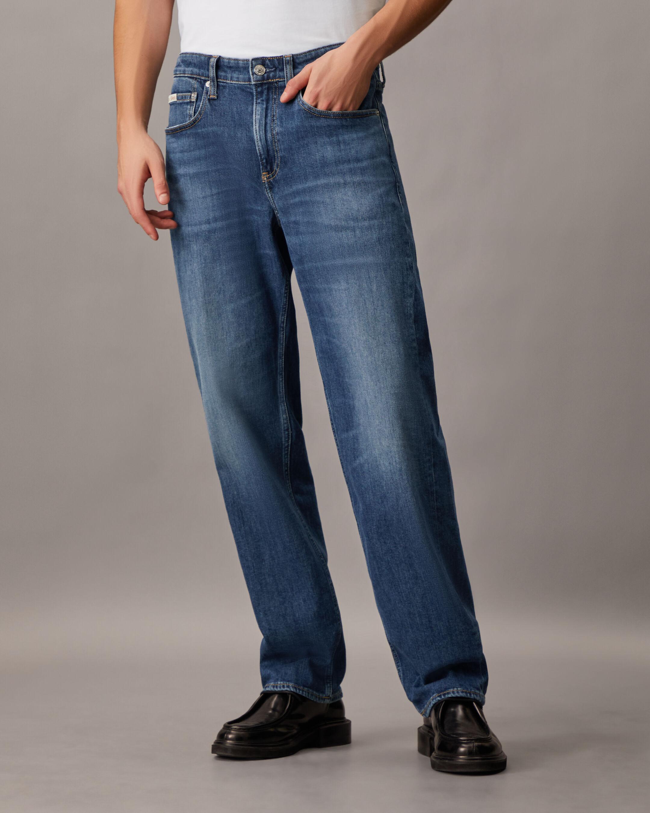 Calvin klein straight leg jeans mens on sale
