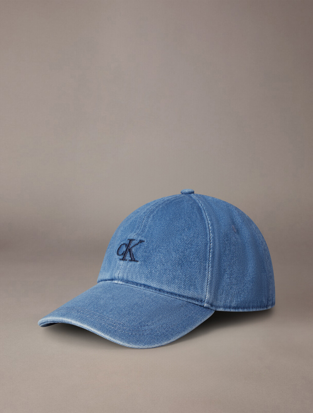 Monogram 小標誌牛仔棒球帽, New Blue, hi-res