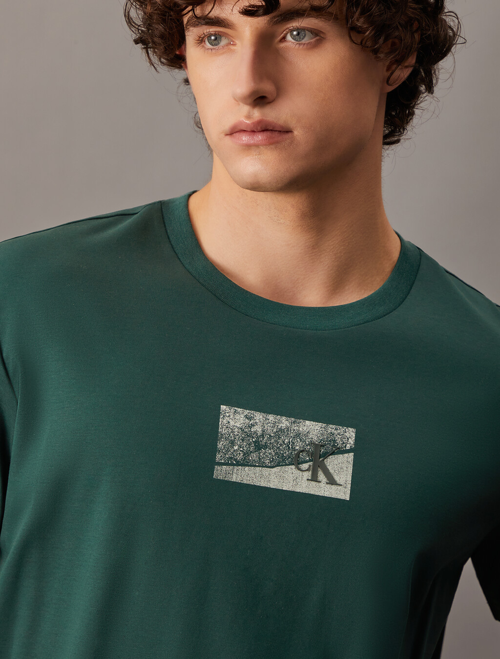 Concrete Monogram Print Regular Tee, Ponderosa Pine, hi-res