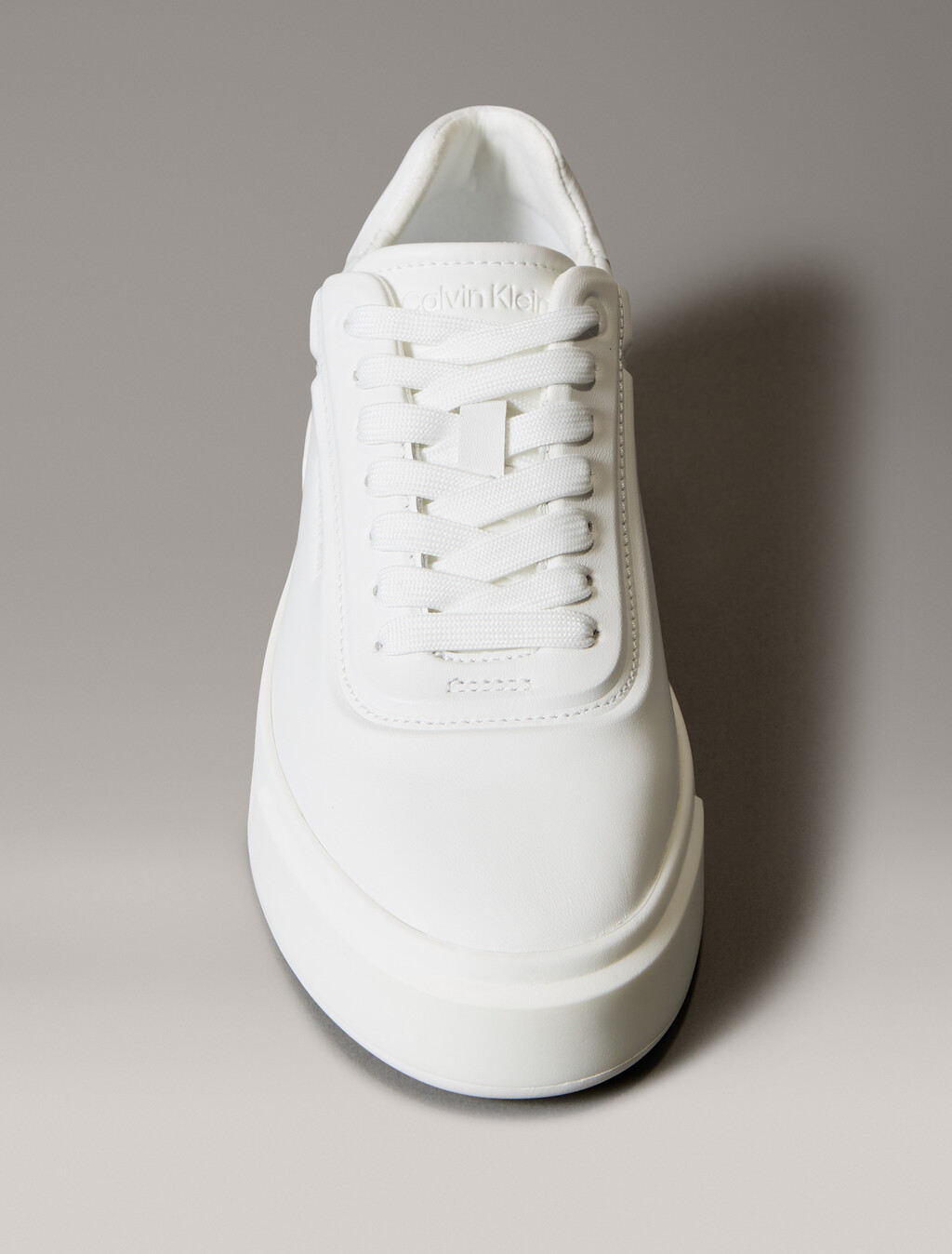 Premier - Leather Signature Trainers, Triple Bright White, hi-res