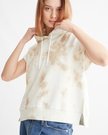 ICONIC UTILITY 紮染無袖連帽衛衣, Tie Dye Aop, hi-res