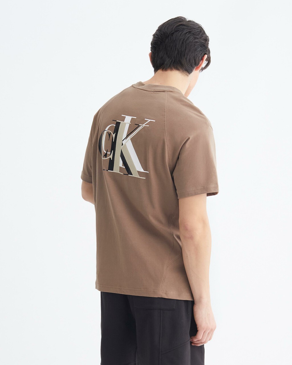 INFINITE COOL MONOGRAM 標準版型 T 裇, Shitake, hi-res