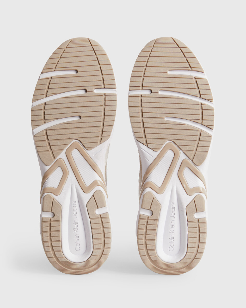 SUEDE AND MESH TRAINERS, Creamy White/Merino, hi-res