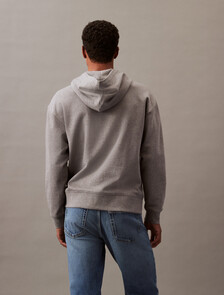 Hero Logo Terry Hoodie, Medium Grey Heather, hi-res