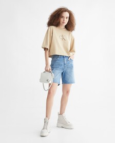 MINIMAL MONOGRAM CAMERA BAG, DARK BLUSH, hi-res