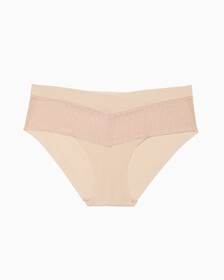 Seamless Mesh Lace Hipster, Cedar, hi-res