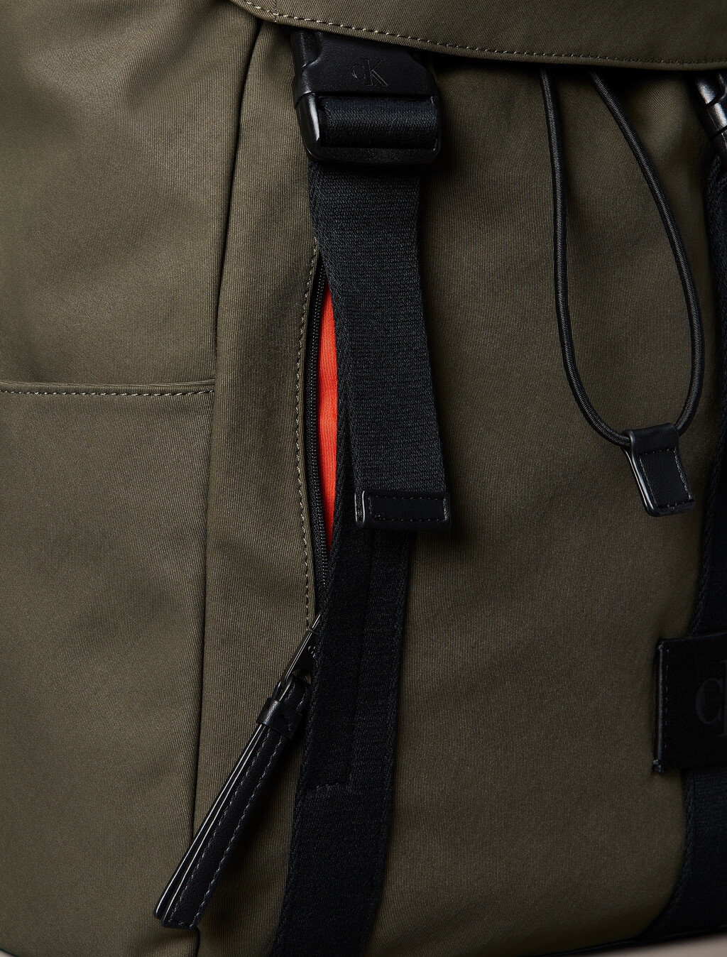 Canvas Backpack, DEEP OLIVE, hi-res