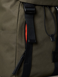 Canvas Backpack, DEEP OLIVE, hi-res