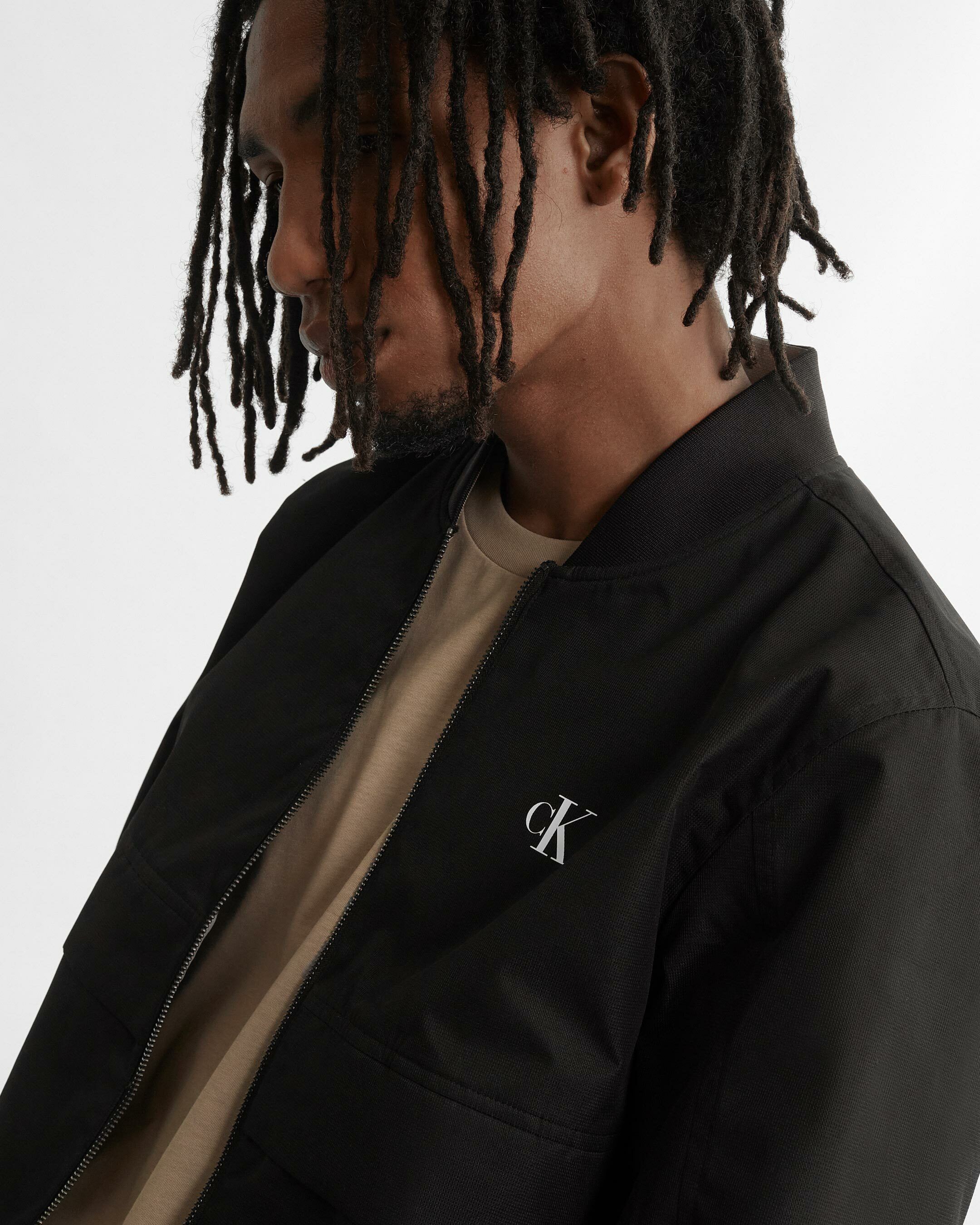 Calvin klein synthetic down bomber jacket new arrivals