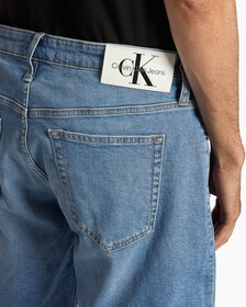 90S STRAIGHT DENIM SHORTS, Light Blue, hi-res