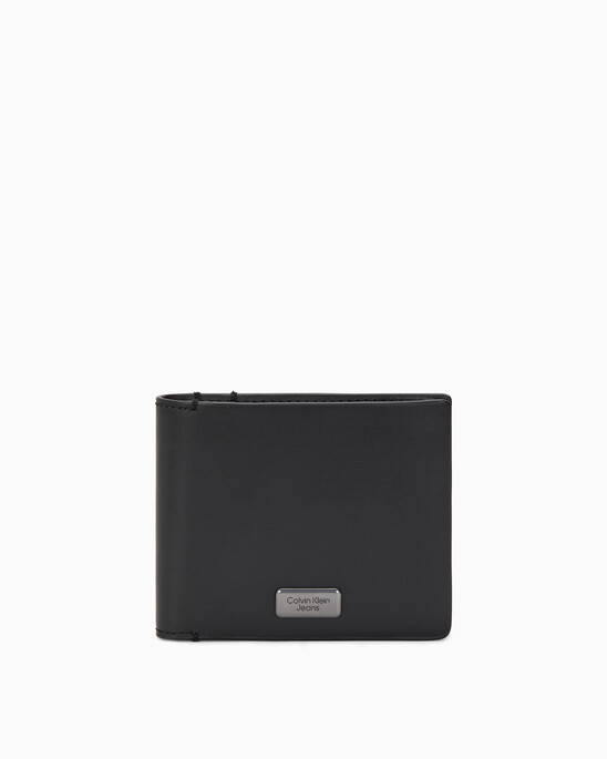 Institutional Plaque Billfold Wallet With Coin Case