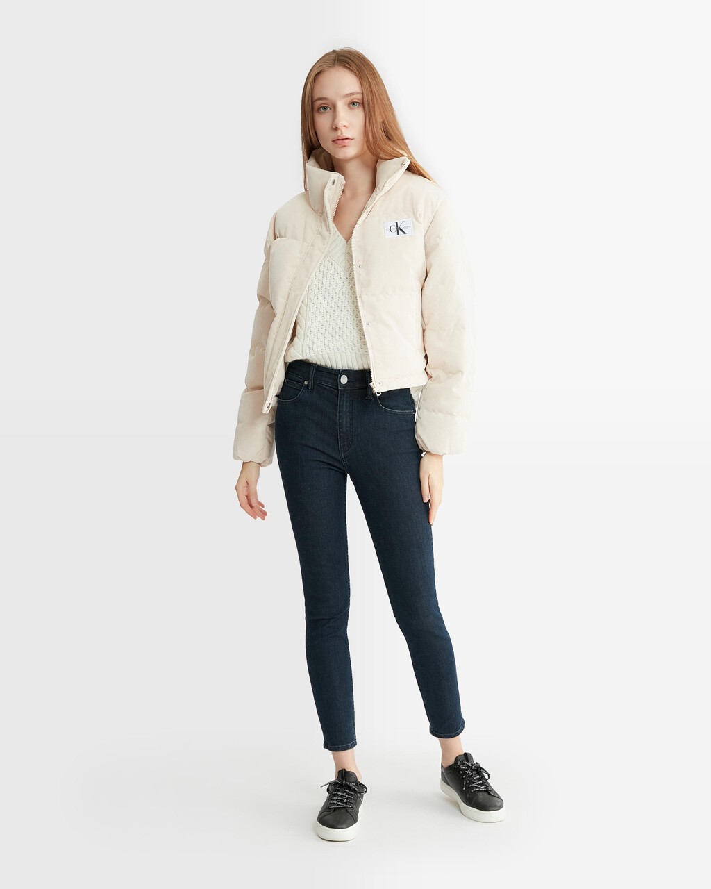 37.5 High Rise Body Skinny Ankle Jeans, Denim Dark, hi-res