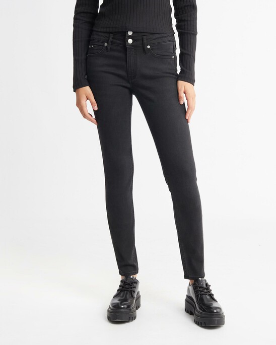 SUSTAINABLE LYOCELL MID RISE SKINNY ANKLE JEANS