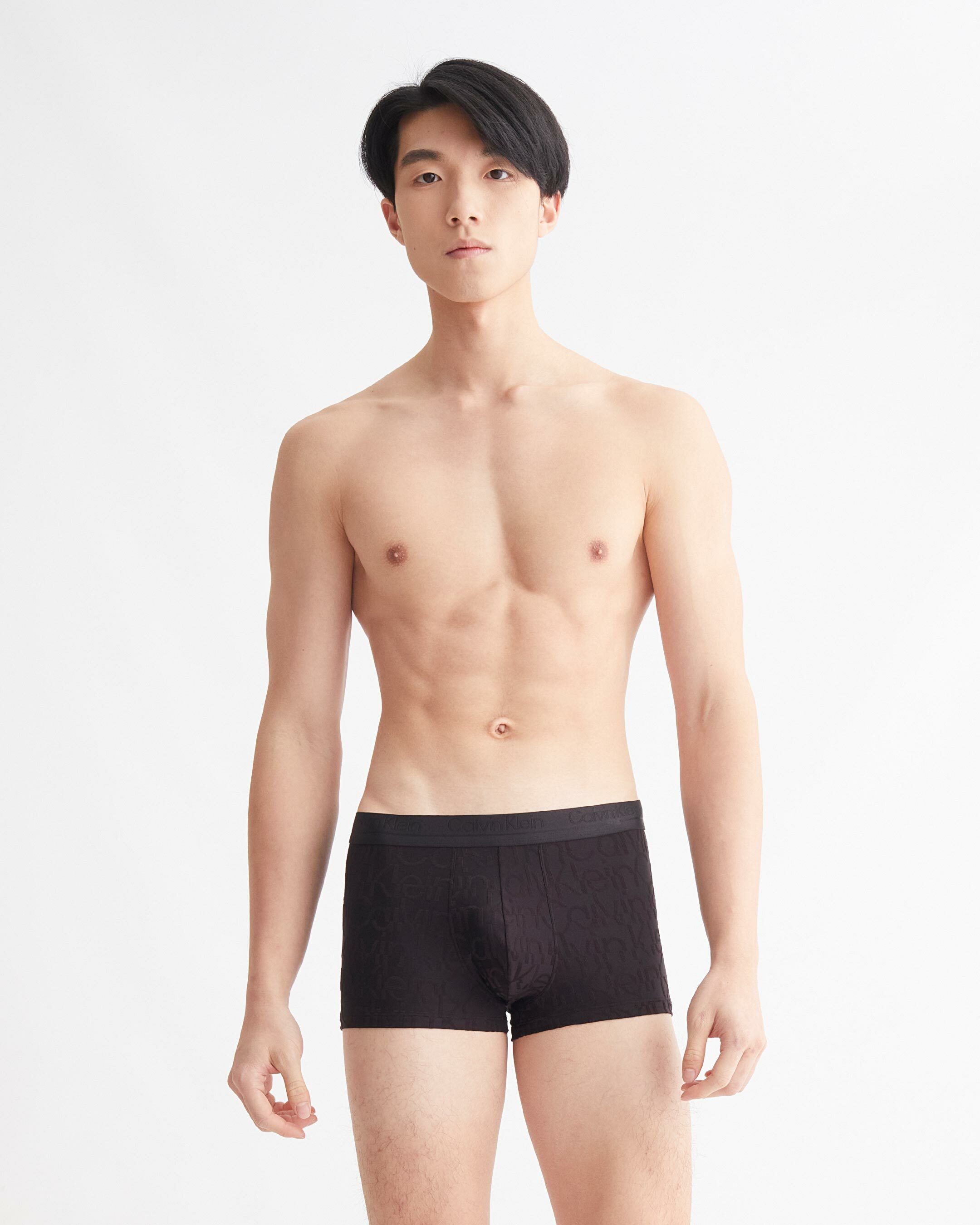 Calvin klein black low rise trunk store