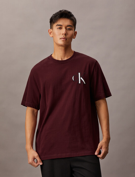 Varsity CK Badge Crewneck Tee