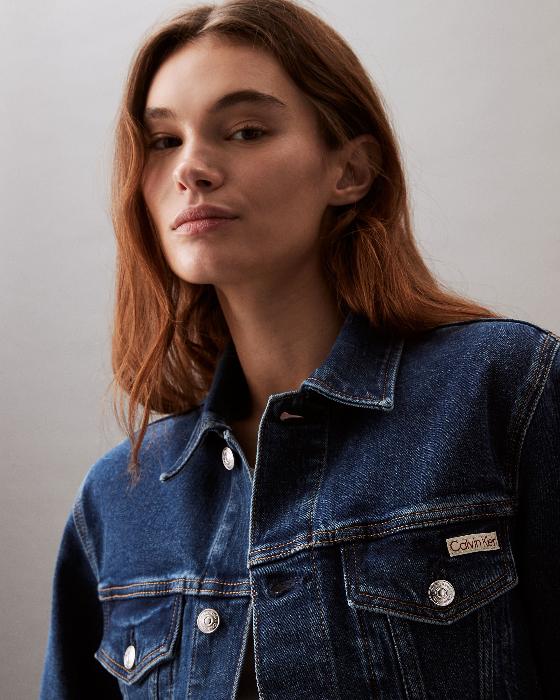 Classic Trucker Jacket blue Calvin Klein Hong Kong