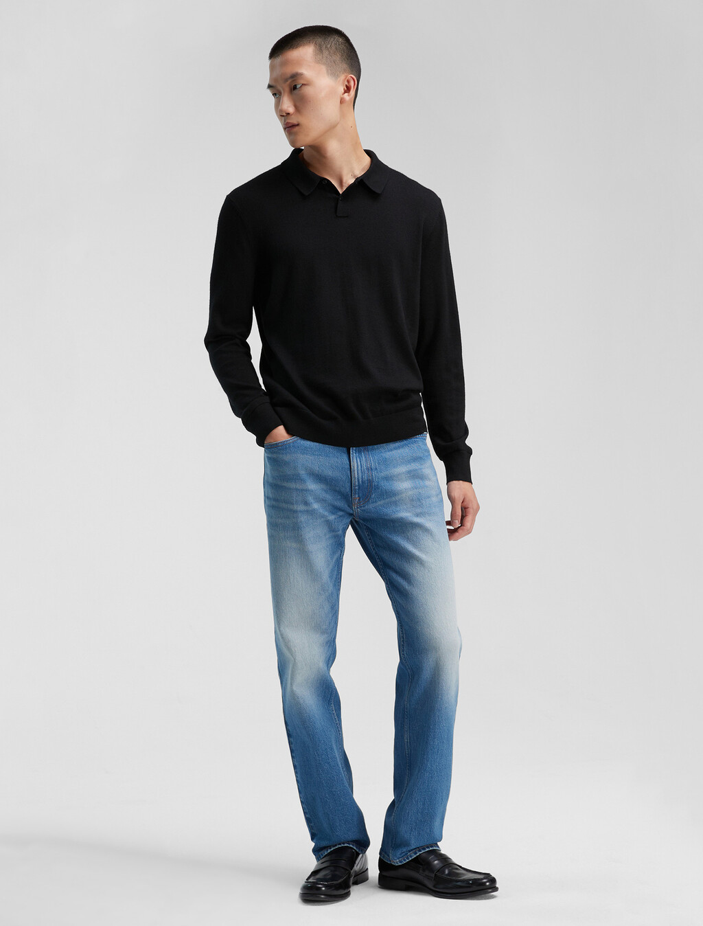 Standard Straight Jean, KLEIN BLUE, hi-res