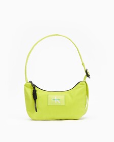 PRIDE CAPSULE CRESCENT SHOULDER BAG, LEMON LIME, hi-res
