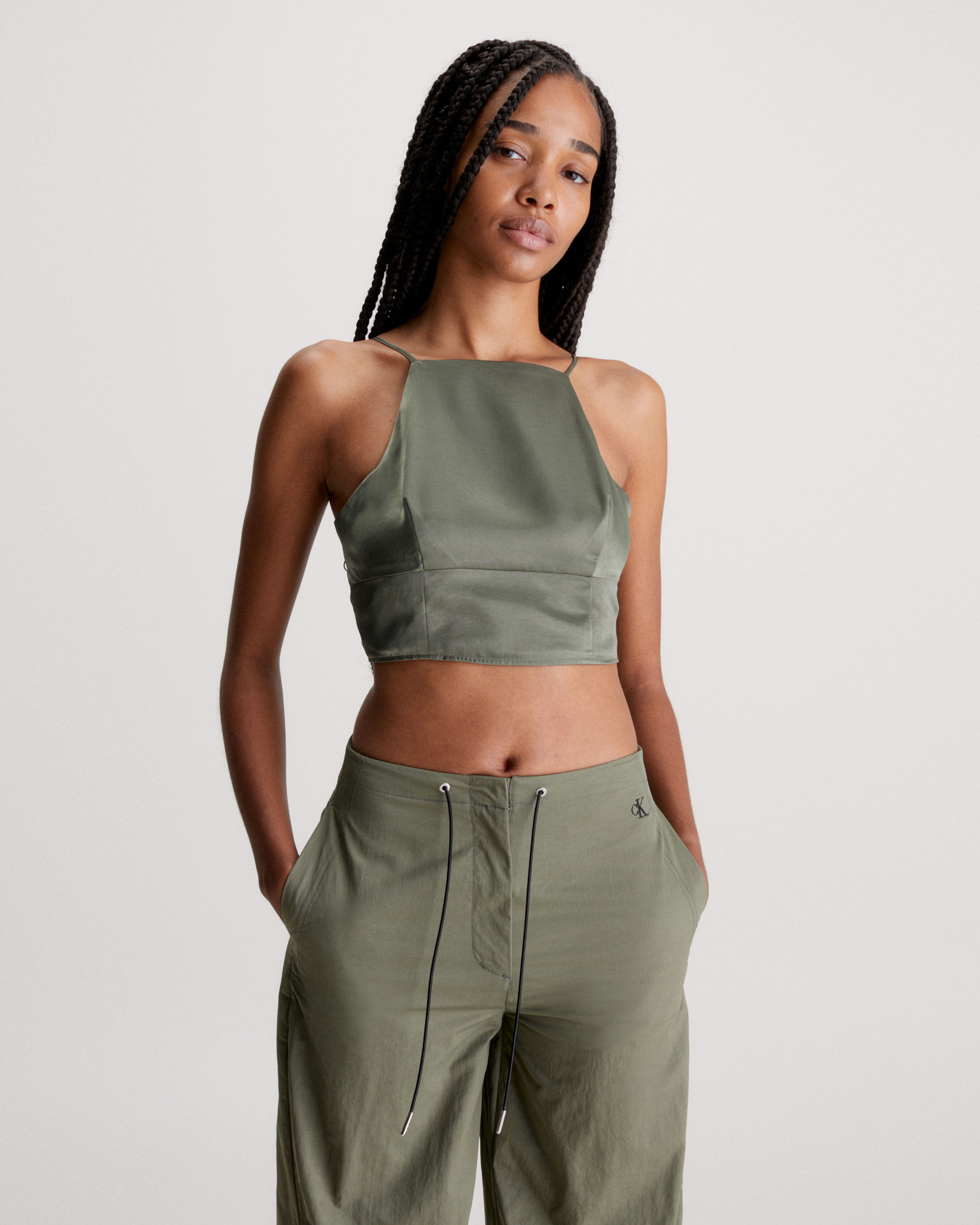 Calvin klein pants shop and crop top