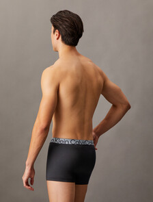 3 件套組 Graphite 低腰平口內褲, Black/BLACK HEATHER/Black, hi-res