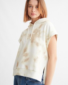 ICONIC UTILITY 紮染無袖連帽衛衣, Tie Dye Aop, hi-res