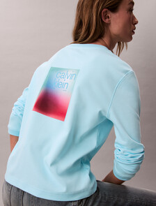 Ombre Logo Graphic Classic T-Shirt, Spa Retreat, hi-res