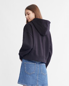 Archive Logo Fleece Hoodie, Black Beauty, hi-res