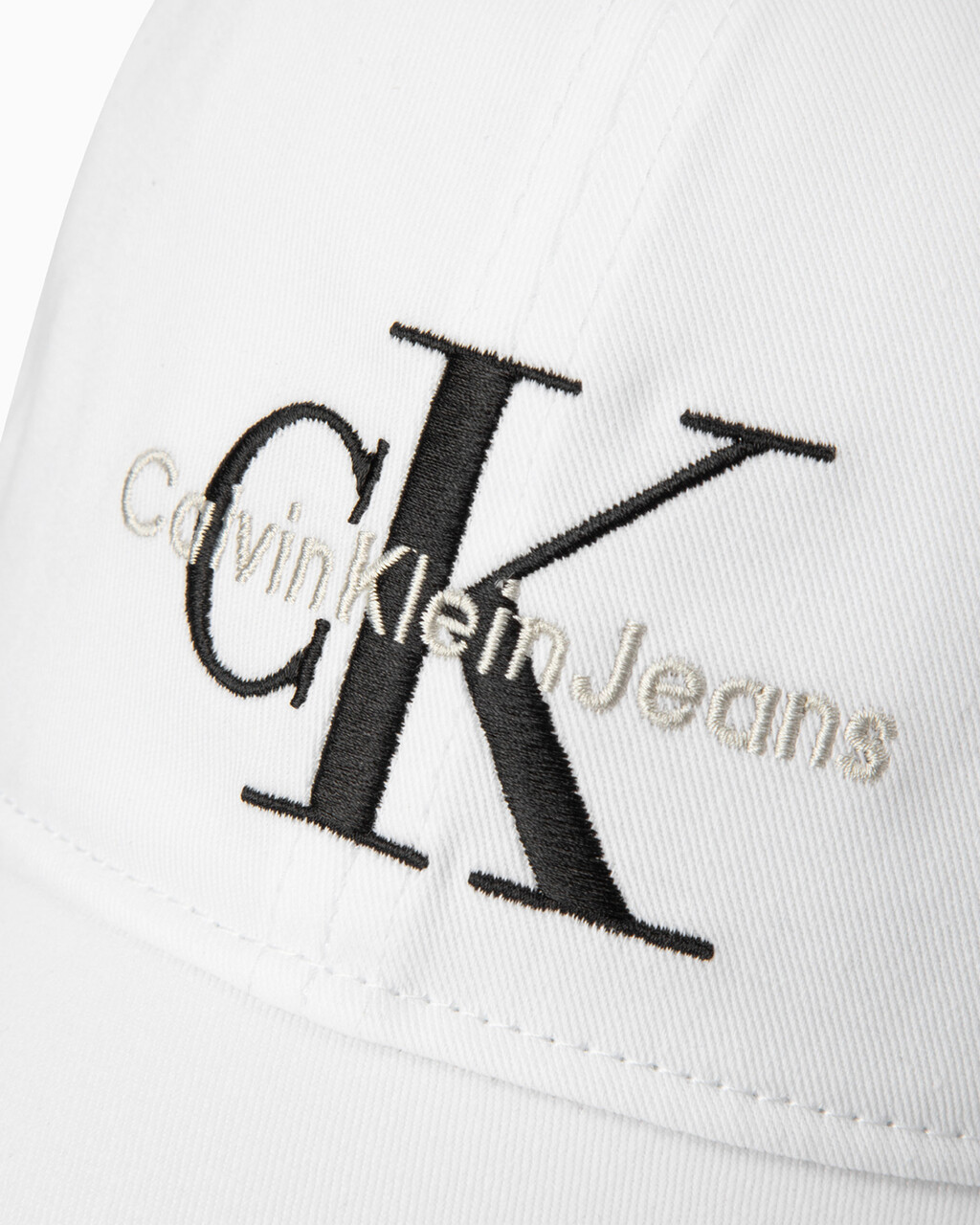 Monogram 棒球帽, BRIGHT WHITE, hi-res
