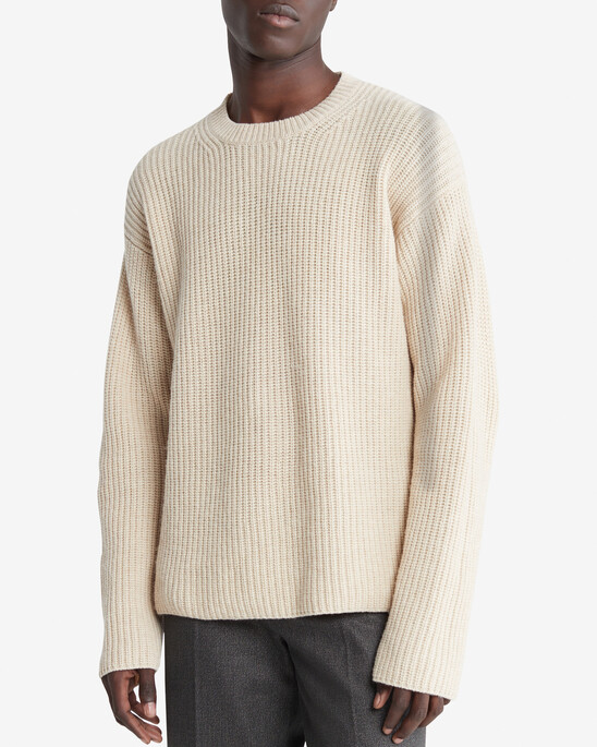 Standards Ribbed Crewneck Sweater