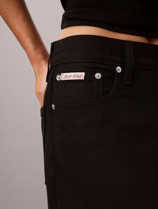 Denim Maxi Skirt, CK CLASSIC BLACK, hi-res