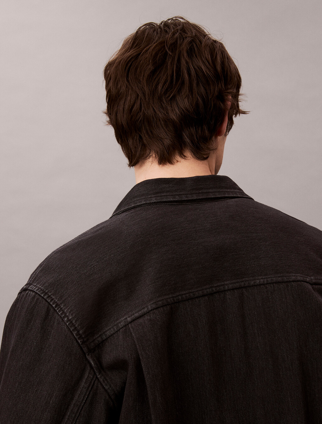 Classic Black Overshirt, 205 BLACK, hi-res