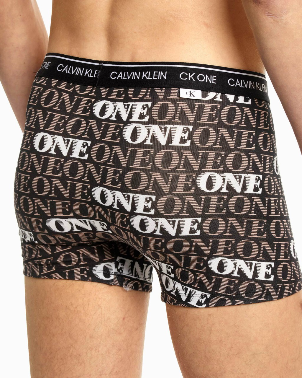 CK ONE COTTON TRUNKS, 10193 FAST ONE PRINT+BLACK, hi-res