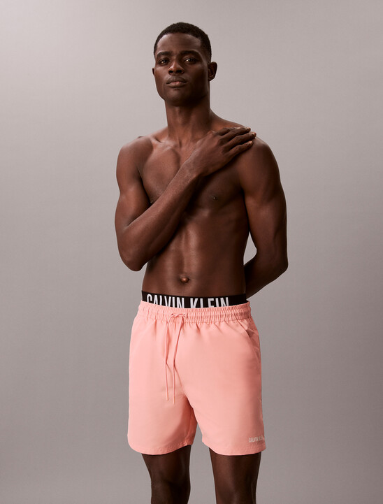 Double Waistband Swim Shorts - Intense Power