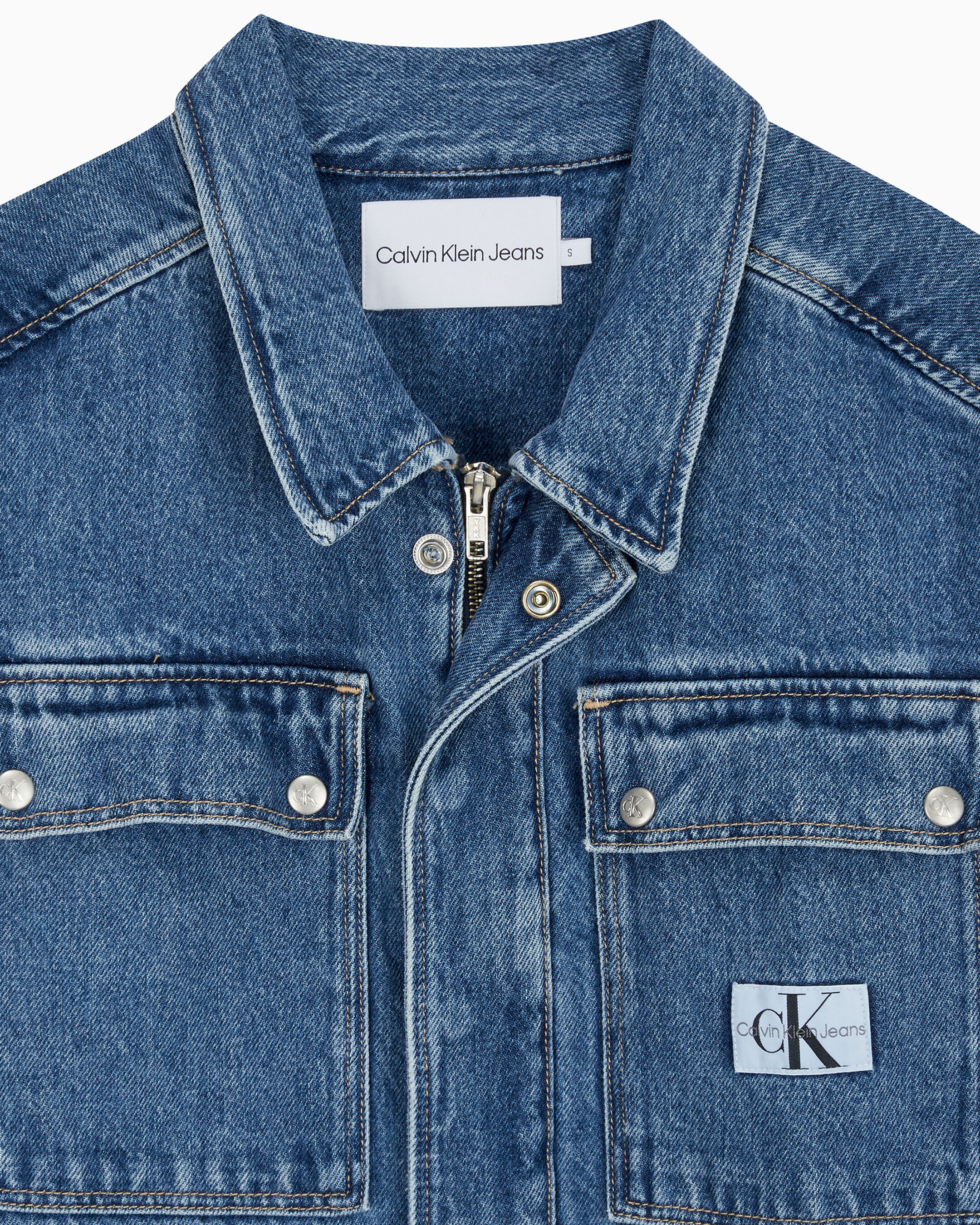 Calvin klein blue jean dress hotsell