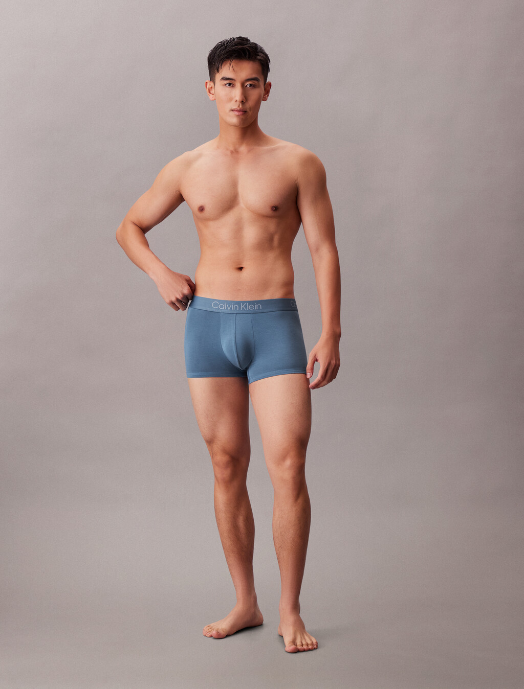 Ultra Soft Modal Trunk 3 Pack, Oatmeal Heather/Gulf Blue /Liberty Blue, hi-res