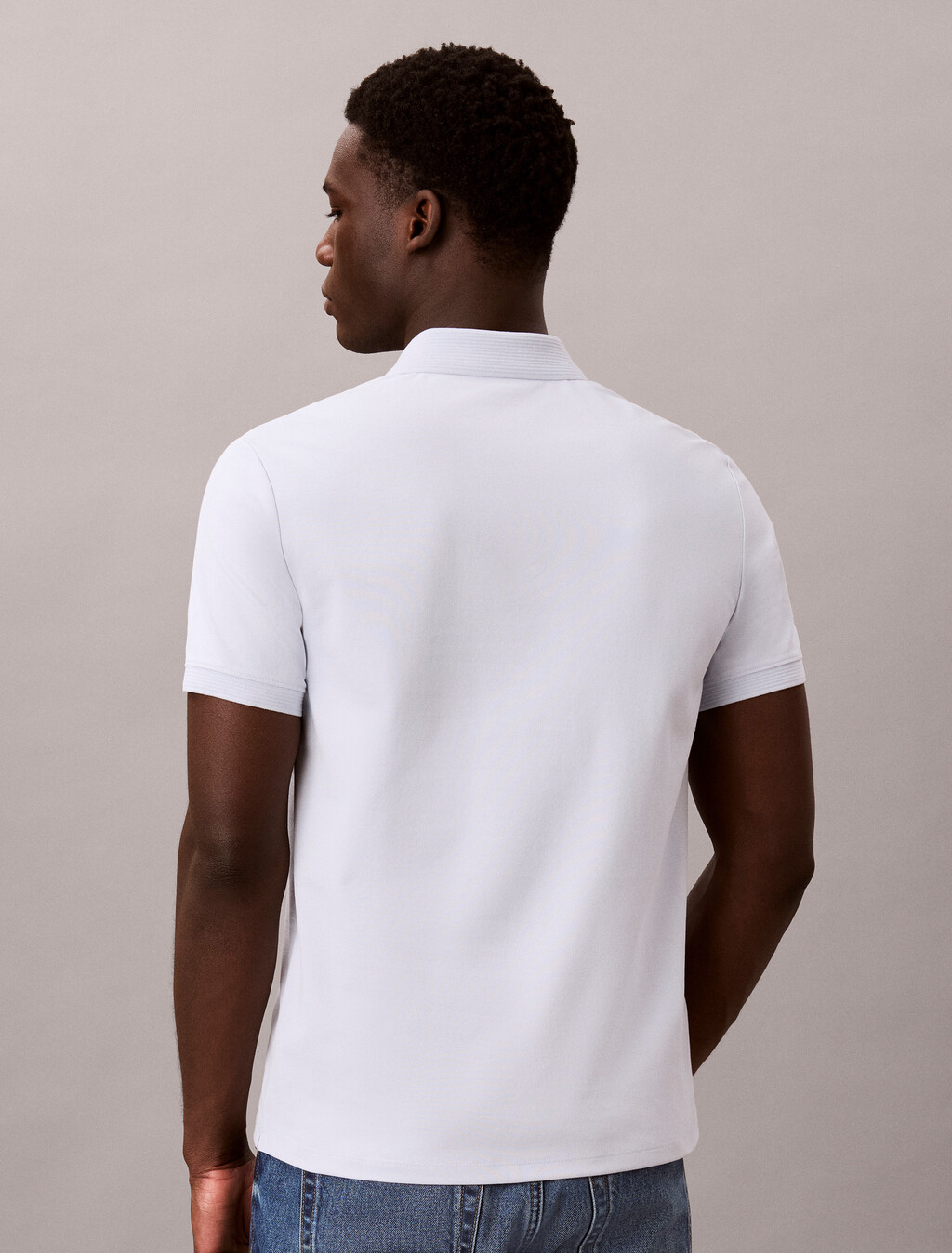 涼感珠地奧特曼領 Polo 衫, Plein Air, hi-res