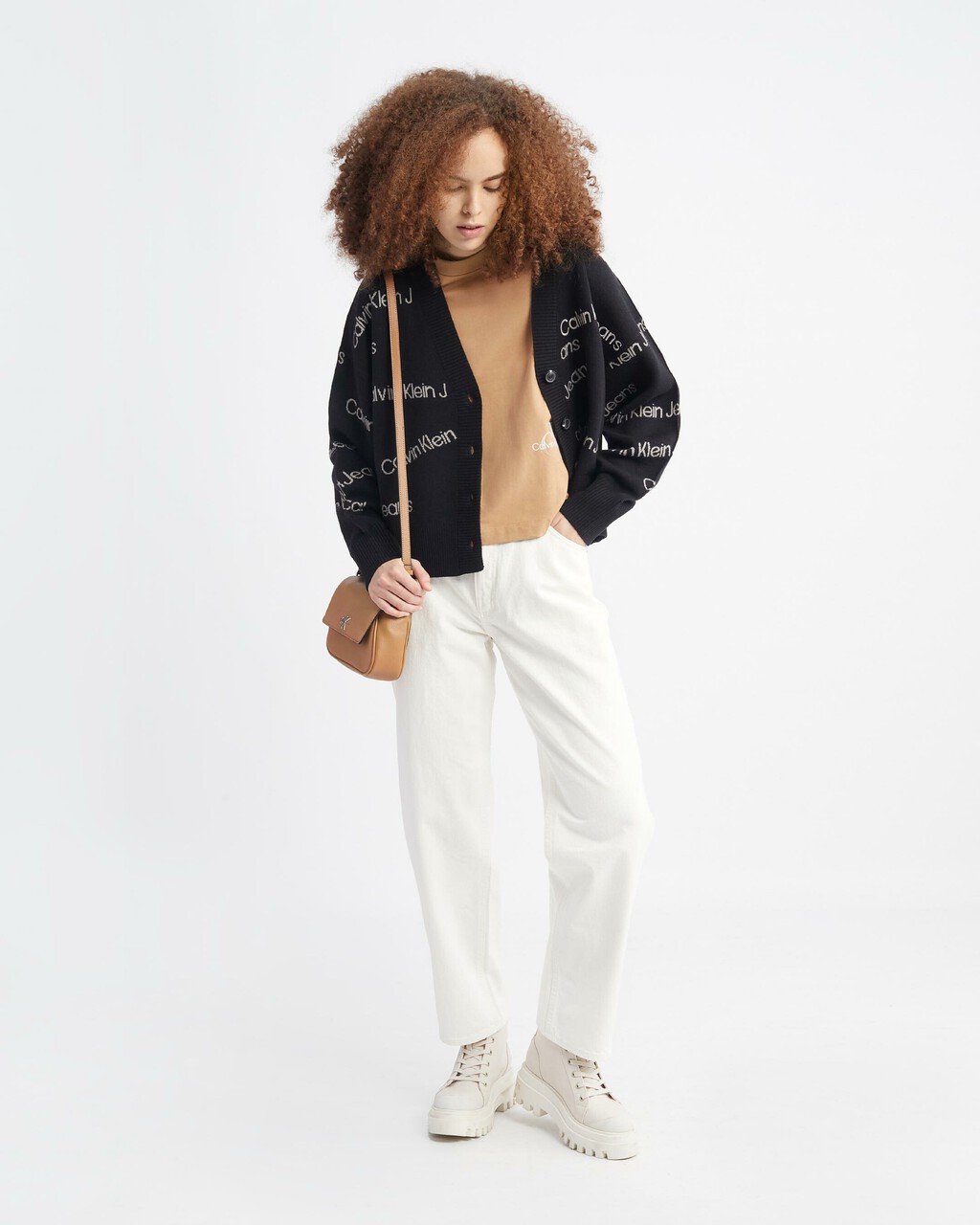 90 年代直筒MODERN NEUTRALS 白色牛仔褲, Neutral Back Embro, hi-res