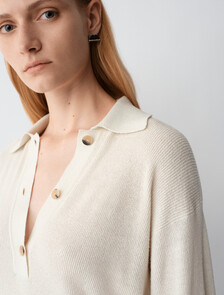 Helga 毛衣, White, hi-res