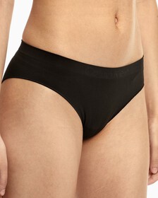 Fusion Flex Seamless Bikini, Black, hi-res