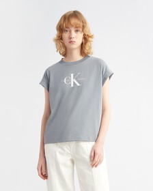 經典 MONOLOGO T 裇, Overcast Grey, hi-res