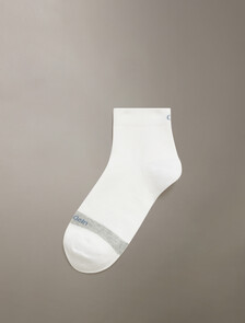 Calvin Klein Sporty Quarter Sock, WHITE, hi-res