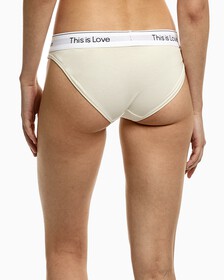 MODERN COTTON THIS IS LOVE BIKINI, Ivory, hi-res