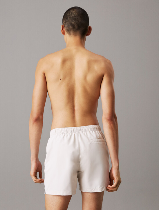 Medium Drawstring Swim Shorts - Logo Embroidery