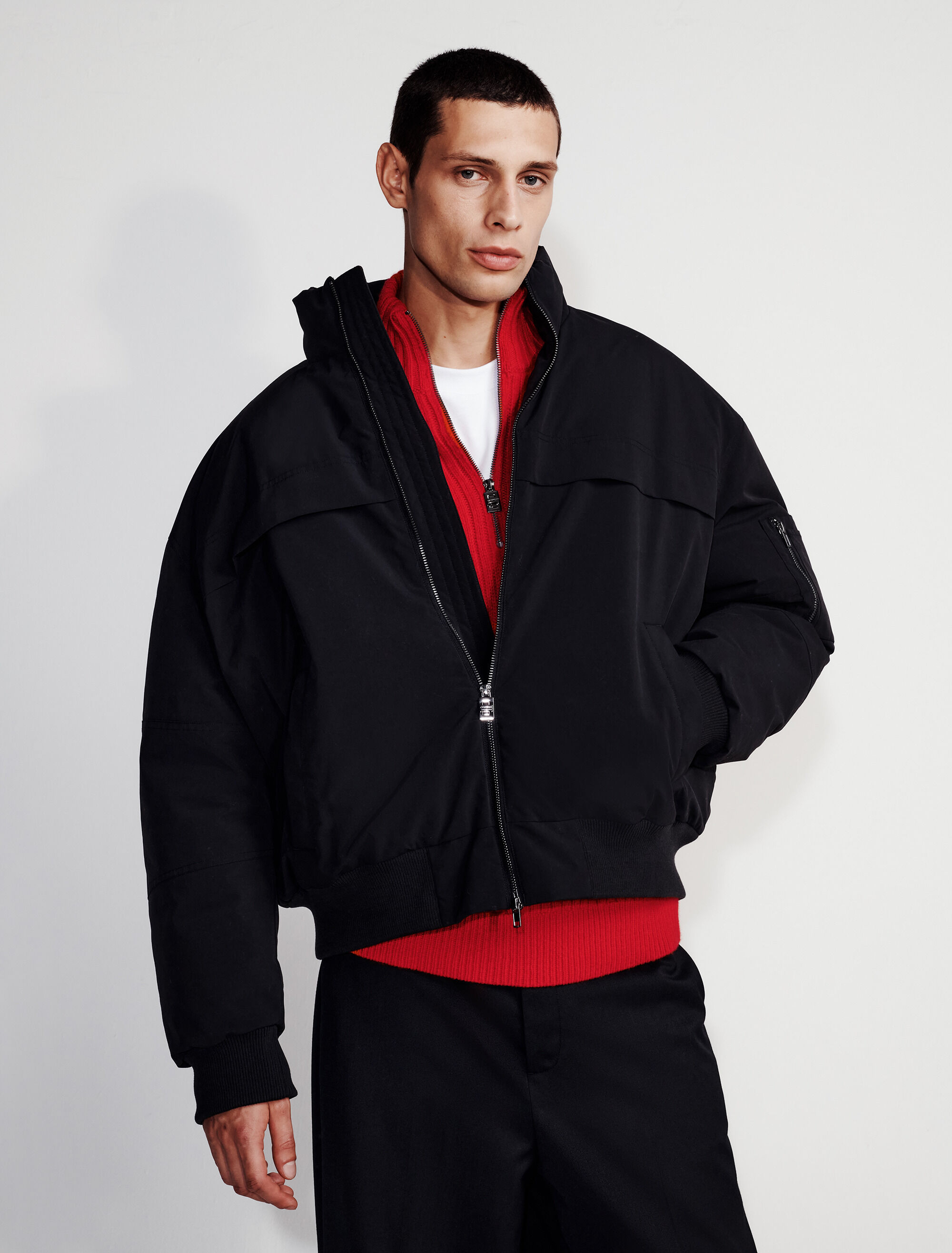 1/4 Zip Polo | red | Calvin Klein Hong Kong