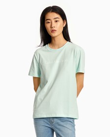 INSTITUTIONAL STRAIGHT TEE, Clear Seafoam, hi-res