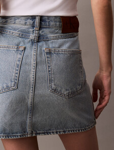 Denim Mini Skirt, CK NO02, hi-res
