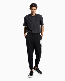ALL OVER LOGO PRINT TEE, Logo Aop Ck Black, hi-res