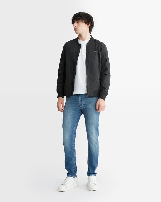 CK Badge Nylon Bomber Jacket